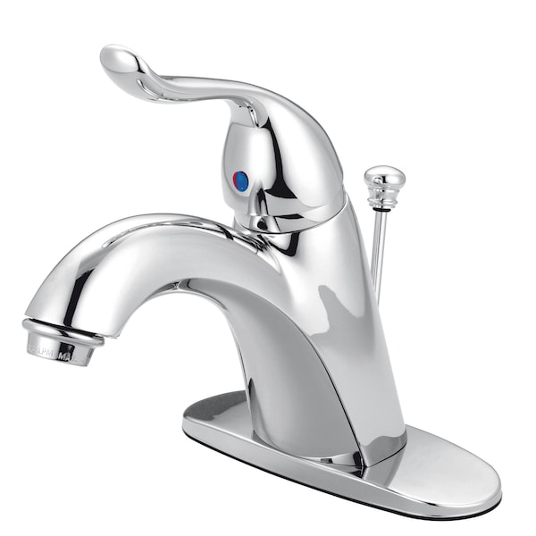 4" Single, Handle Bathroom Faucet, Chrome